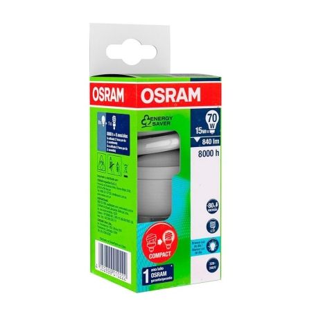 LAMPADA OSRAM ESPIRAL COMPACT 15W 