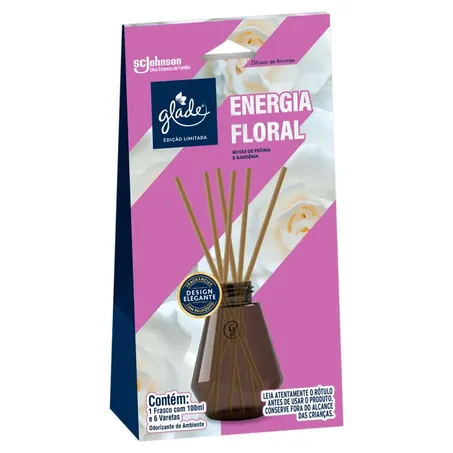 Difusor Ambientes Glade 100ml Energia Floral