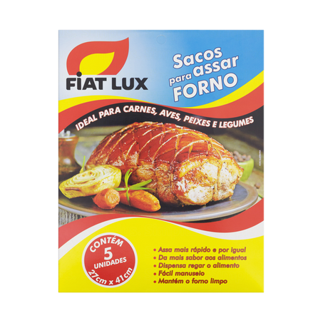 SACOS P/ASSAR FORNO FIAT LUX 27X41CM C/5          