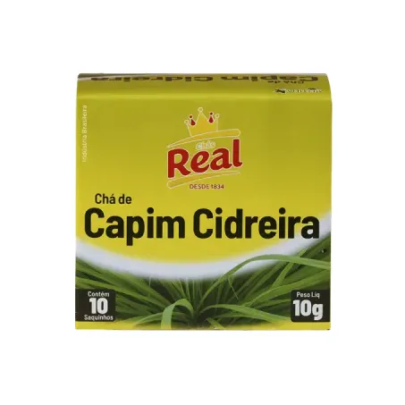 Chá real capim cidreira c/10 10g
