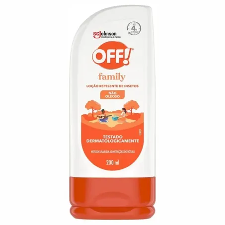 Repelente off locao 200ml family