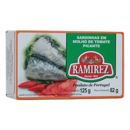 Sardinha molho tomate ramirez 125g