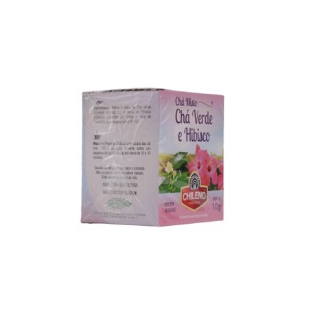 Chá Misto Chileno Chá Verde e Hibisco Caixa com 10un - 10gr 360-51