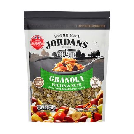 GRANOLA JORDANS 400G FRUITS & NUTS 