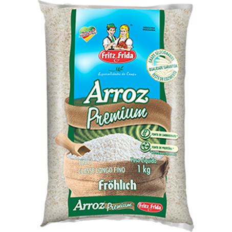 Arroz Tipo 1 Fritz E Frida Premium Agulha Embalagem 1KG