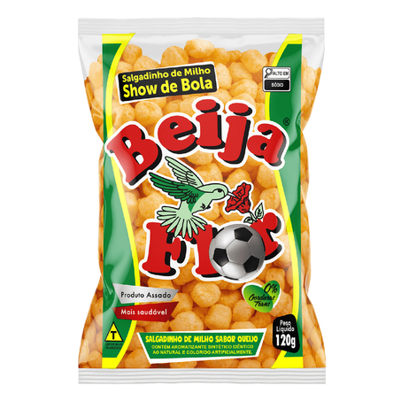 SALGADINHO BEIJA FLOR MILHO BOLA QUEIJO 120G