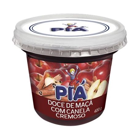 DOCE PIA 400GR MACA CANELA