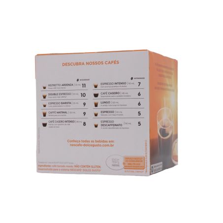 Cápsula Dolce Gusto Caseiro Intenso C/10 90g 360-33