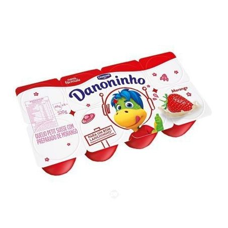 PETIT SUISSE DANONINHO MORANGO 320G