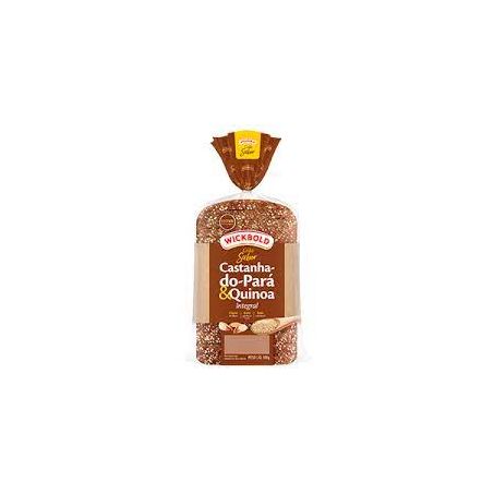 Pão de forma wickbold castanha e quinoa 37,8% integral pacote 450g