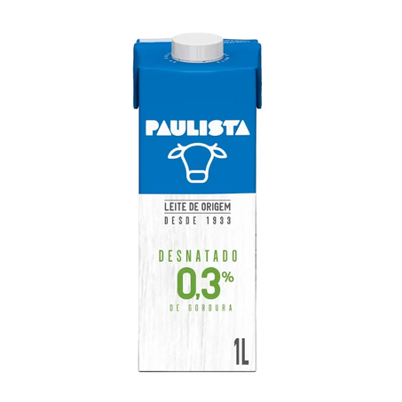 Leite paulista desn tp 1l