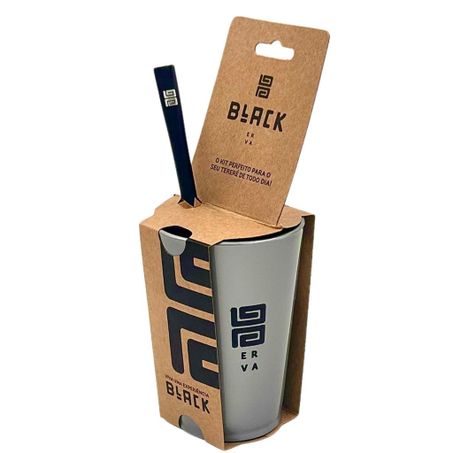 KIT TERERÉ BLACK BASIC CINZA