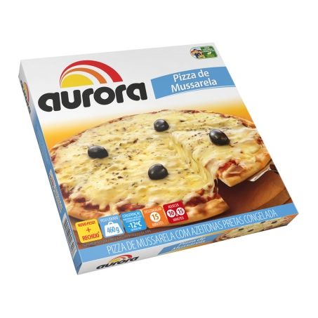 Pizza Congelada Aurora Mussarela Embalagem 460G