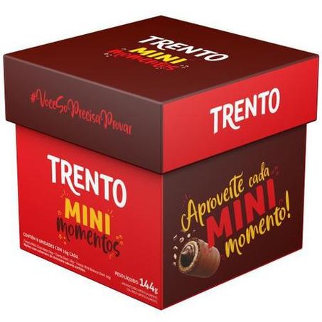 Mini Wafer Peccin Trento Momentos Sortido 144g