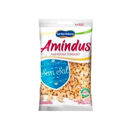 Amendoim Amindus Sem Sal Pacote 100G