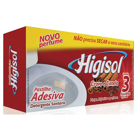 Pastilha adesiva cravo/canela higisol 9g