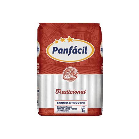 Farinha de trigo panfácil tradicional 1kg