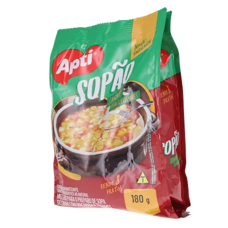 Sopão Carne com Macarrão e Legumes Apti 180g 360-3