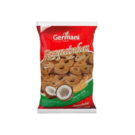 Biscoito Germani Rosquinhas Coco Pacote 300g 