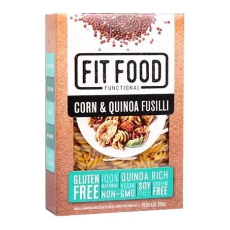 MACARRAO FIT FOOD PENNE DE MILHO C/QUINOA S/GLUTEN