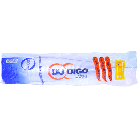 Copo du digo cristal com 50 300ml