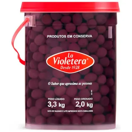 AZEITONA PRETA COM CAROÇO 2KG