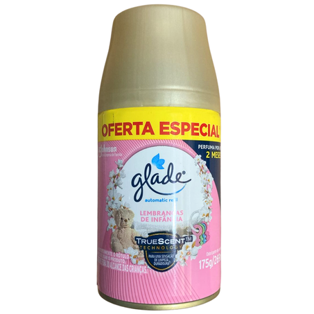 Purificador ambiente glade automatico refil 175g lembranças