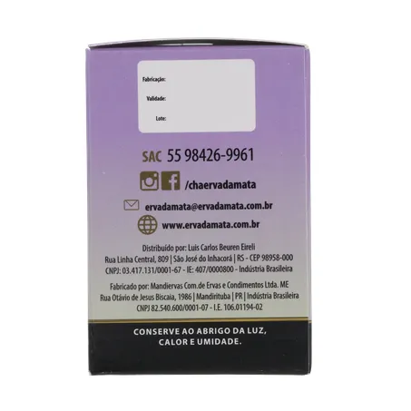 CHÁ ERVA DA MATA HORTELÃ CAIXA C/10 SACHÊS 360-3