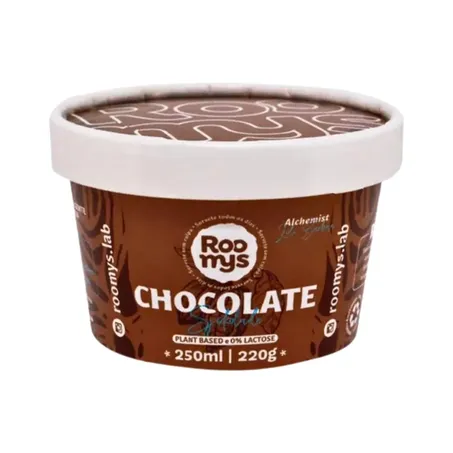 SORVETE VEGANO CHOCOLATE 250ML - ROOMYS