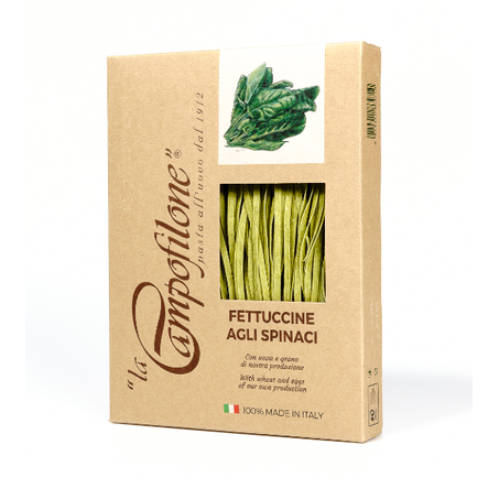 Massa fettuccine com espinafre la campofilone 200g