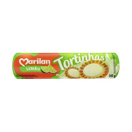 Biscoito Recheio Limão Marilan Tortinhas Pacote 140G