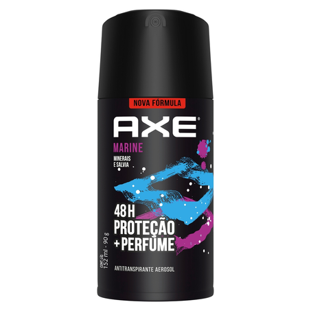 Antitranspirante Aerossol Axe Marine 152ml 360-6