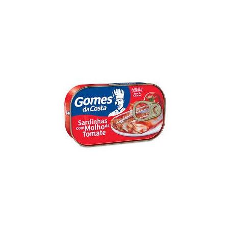Sardinha Gomes Da Costa Molho Tomate Lata 125g