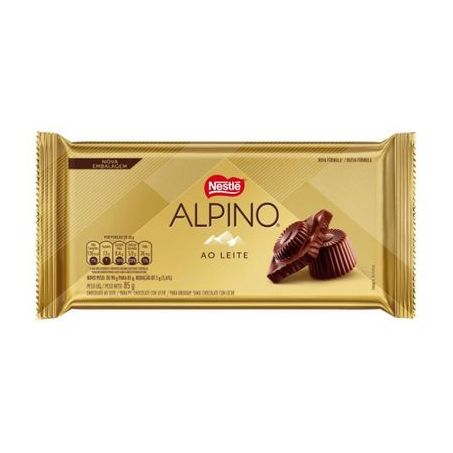 Chocolate nestle alpino ao leite 85g