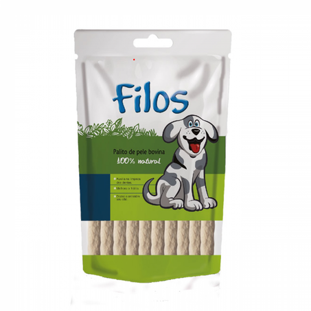 Petisco Palito Filos Natural Pequeno Com 10 Unidades