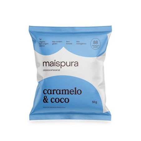 PIPOCA MAIS PURA ARTESANAL PC 50G CARAME