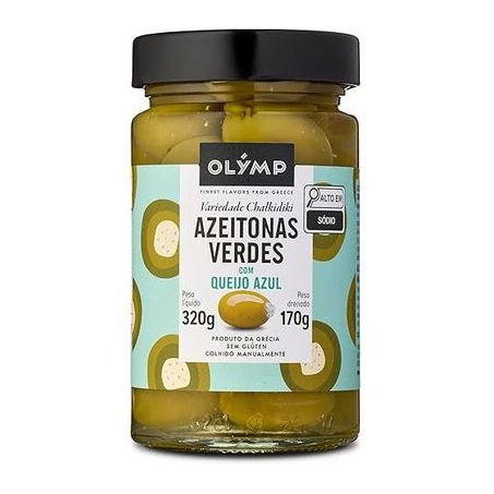 Olymp Azeitona Verde Recheada Com Queijo 200G