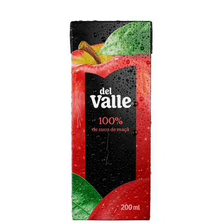 SUCO DEL VALLE 100% MAÇÃ 200ML