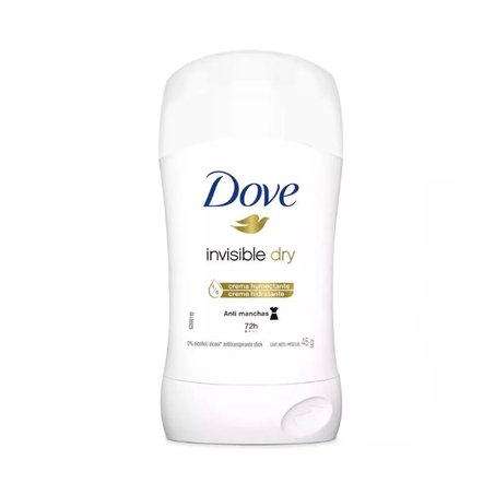 Desodorante stick invisible dry dove 45g