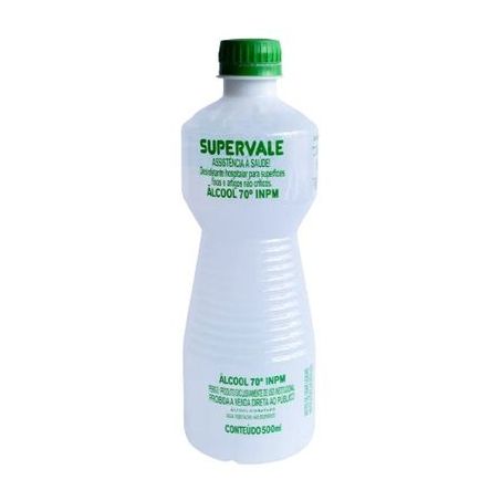 Álcool etílico super vale 70inpmº 500ml
