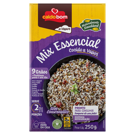 Mix Essencial Caldo Bom 250g - Cozido a Vapor