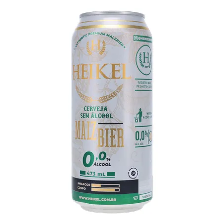 Cerv heikel malzbier s/alcool latao 473ml 360-20