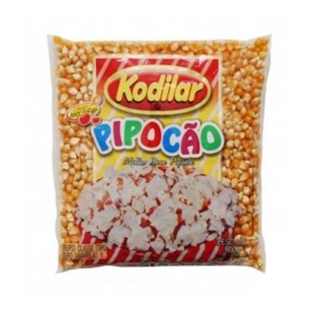 Milho Para Pipoca Kodilar Pipocão Pacote 500G