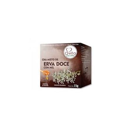 CHA ERVA DOCE SABOR MEL QVITA 15G