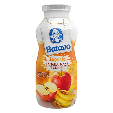IOGURTE PARCIALMENTE DESNATADO BANANA, MAÇÃ E CEREAL BATAVO