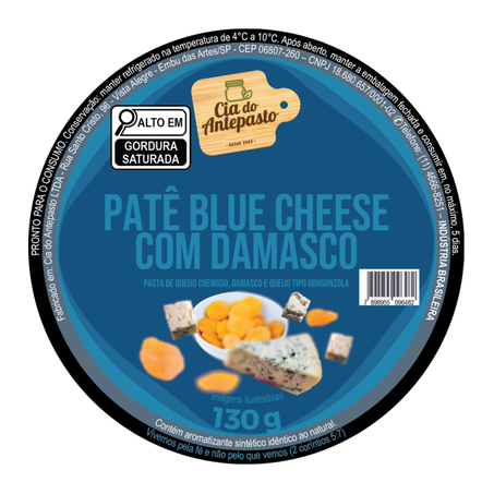 Pate Blue Chesse c/ Damasco Cia do Antepasto 130g