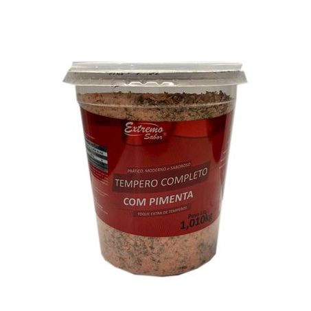TEMPERO EXTREMO SABOR COM PIMENTA POTE 1,01KG