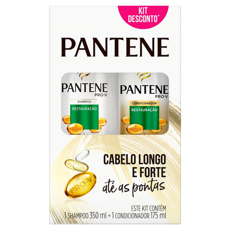 Conjunto Pantene 350ml - Shampoo + 175ml - Condicionador - Restauração
