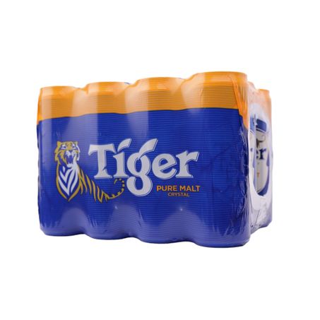 Cerveja Tiger Puro Malte Crystal Lata 350ml - Pacote com 12un - 4.2lt 360-4