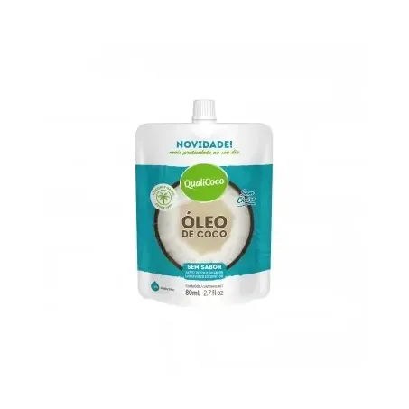 Oleo de coco qualicoco 80ml s/ sabor